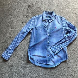 Polo Blue Gingham Poplin